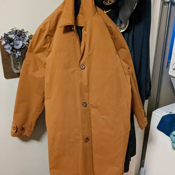 Tan winter coat (the lined mac jacket) - Picture 1 of 3
